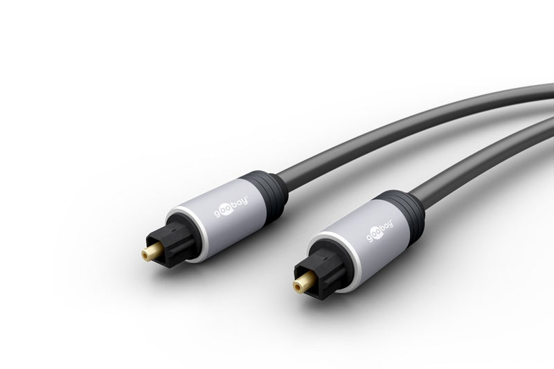 Goobay Toslink-Kabel mit Metallsteckern 3m