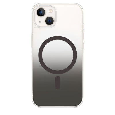 Schwarz Faded Case Hülle mit Magsafe für iPhone 12 / iPhone 12 Pro