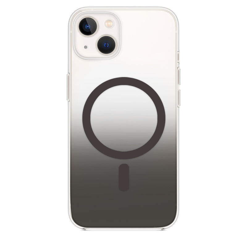 Schwarz Faded Case Hülle mit Magsafe für iPhone 13 Pro Max