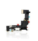 Charging Port Kabel - Ladebuchse - Ladebuchse Kompatibel für iPhone 5S (Silber)