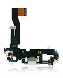 Charging Port Kabel - Ladebuchse - Ladebuchse Kompatibel für iPhone 12 / 12 Pro (Silber) (Premium)