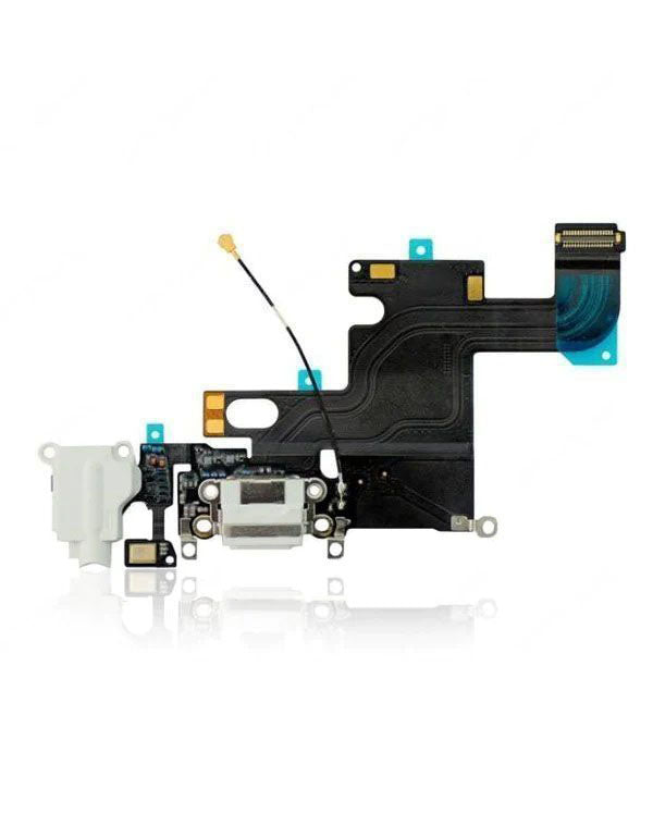 Charging Port Kabel - Ladebuchse - Ladebuchse Kompatibel für iPhone 6 (Aftermarket Qualität) (Space Grau)