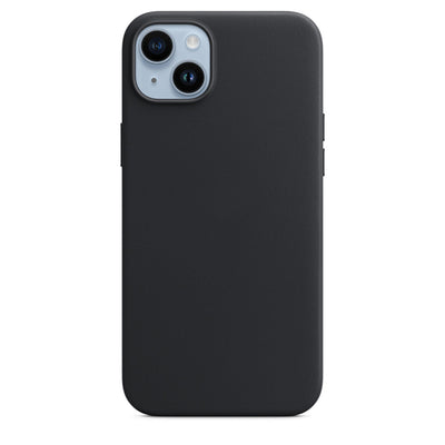 Echtleder Case Hülle Mit MagSafe für iPhone 14 Plus - Schwarz