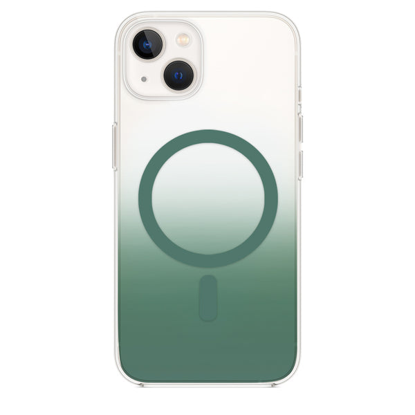 Grün Faded Case Hülle mit Magsafe für iPhone 12 / iPhone 12 Pro