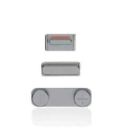 Hard Buttons - Hard buttons set Compatible for iPhone 5S / SE (2016) (Power: Volume & Vibration Module) (Space Gray)