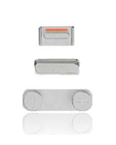 Hard Buttons - Harte Tasten Set Kompatibel für iPhone 5 (Power: Volume & Vibrationsmodul) (Silber)