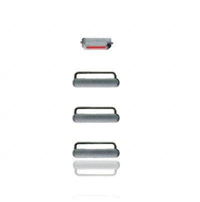 Hard Buttons - Harte Tasten (Power/Volume/Switch) Kompatibel für iPhone 6 / 6 Plus (Space Grau)