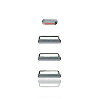 Hard Buttons - Harte Tasten (Power/Volume/Switch) Kompatibel für iPhone 6S Plus (Grau)
