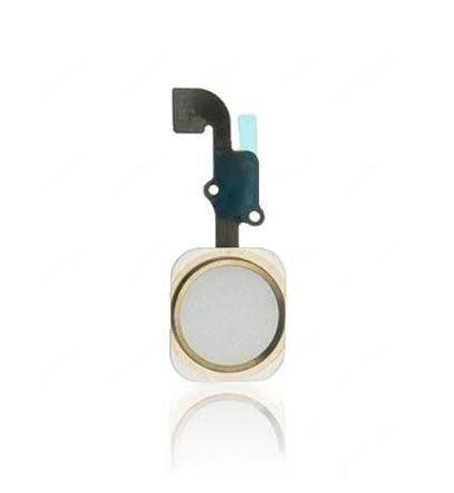 Home Button mit Flex Kompatibel für iPhone 6 / iPhone 6 Plus (Gold)