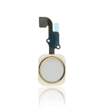 Home Button mit Flex Kompatibel für iPhone 6S / iPhone 6S Plus (Gold)