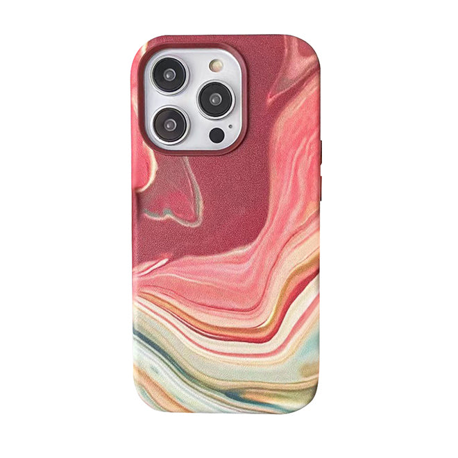 Marble Coral Case Hülle mit MagSafe für iPhone 12 / iPhone 12 Pro