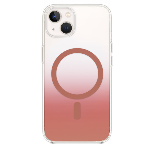 Orange Faded Case Hülle mit Magsafe für iPhone 14 Plus