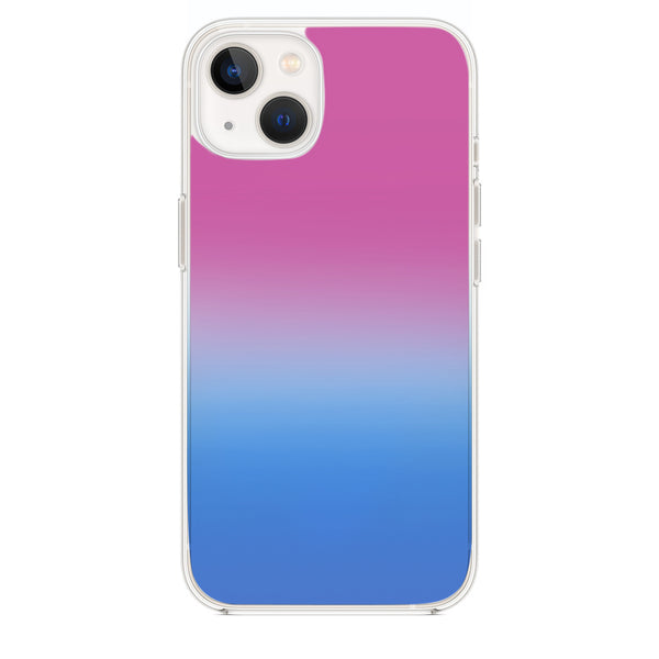 Rosa Blau Faded Case Hülle für iPhone 11
