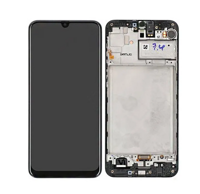 Galaxy M21 Schwarz OLED Display Bildschirm - SM-M215F / GH82-22509A / GH82-22836A (Service Pack)
