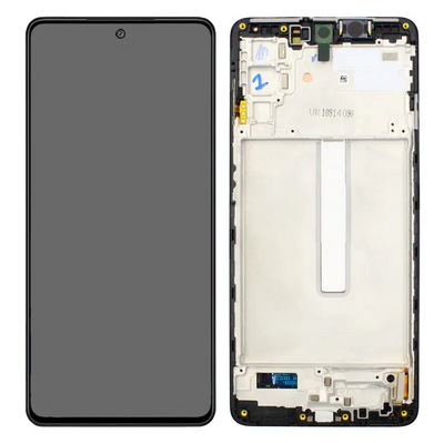 Galaxy M52 5G Schwarz OLED Display Bildschirm - SM-M526B / GH82-27091A / GH82-27094A (Service Pack)