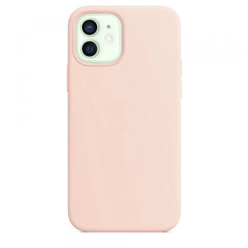 Silikon Case Hülle Mit MagSafe für iPhone 12 / 12 Pro - Rosa