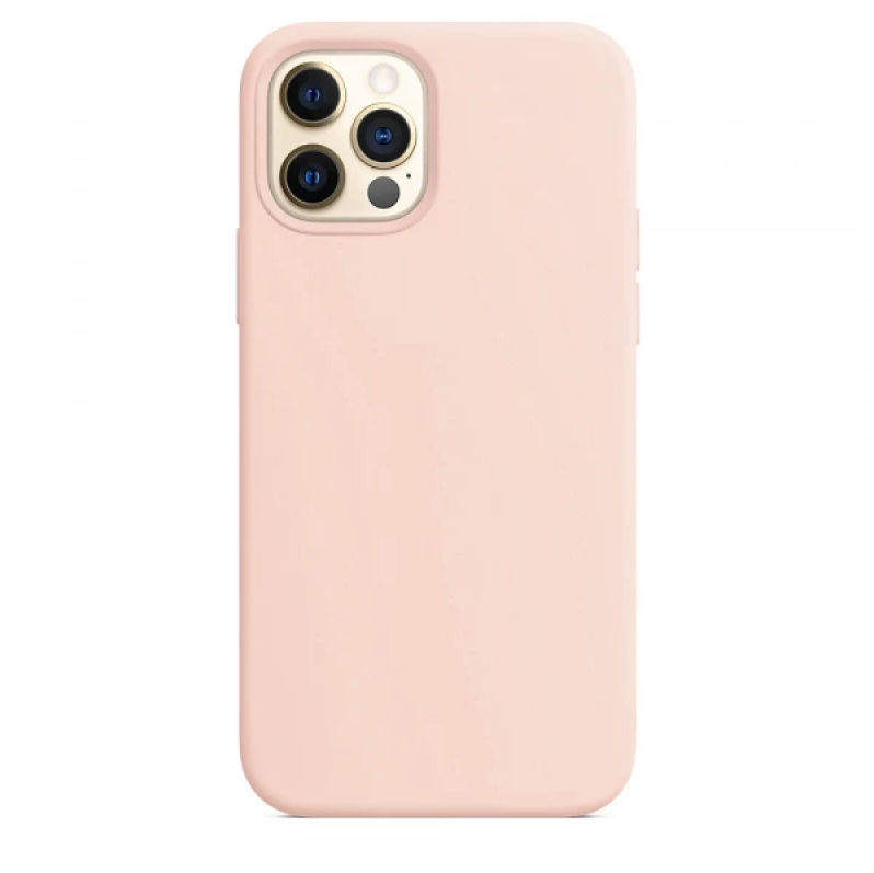 Silikon Case Hülle Mit MagSafe für iPhone 12 Pro Max - Rosa
