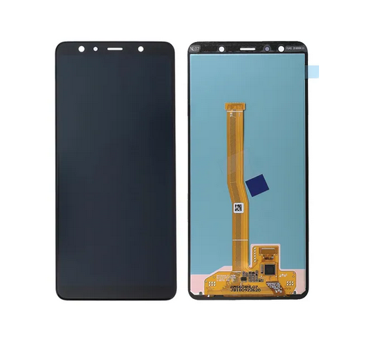 Galaxy A7 (2018) Schwarz OLED Display Bildschirm - SM-A750F / GH96-12078A (Service Pack)
