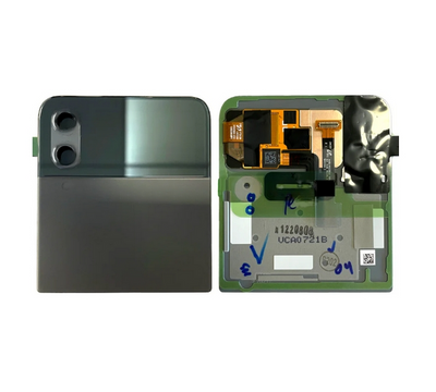 Galaxy Z Flip 4 5G Schwarz Outer OLED Display Bildschirm - SM-F721B / GH97-27947A (Service Pack)