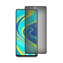 Privacy Tempered Glass / Panzer Glas für Xiaomi Redmi 10X (4G) / Note 9T