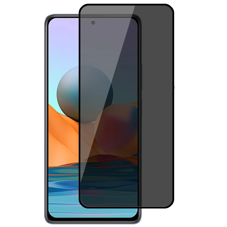 Privacy Tempered Glass / Panzer Glas für Xiaomi POCO X3