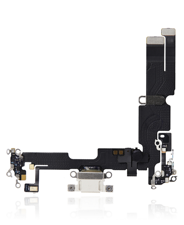 Charging Port Flex Kabel Kompatibel für iPhone 14 Plus (Premium) (Sternenlicht)