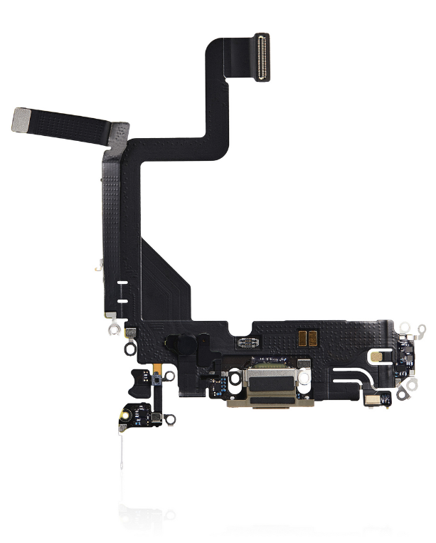 Charging Port Flex Kabel Kompatibel für iPhone 14 Pro (Premium) (Gold)