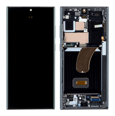 Galaxy S23 Ultra Schwarz OLED Display Bildschirm – SM-S918B / GH82-30466A / GH82-30465A (Service Pack)