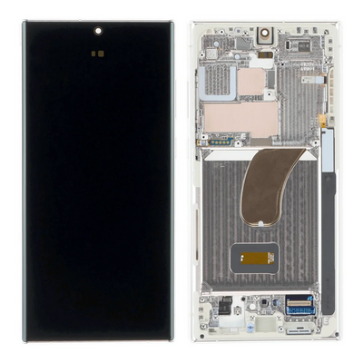 Galaxy S23 Ultra Cream OLED Display Bildschirm – SM-S918B / GH82-30466B / GH82-30465B (Service Pack)