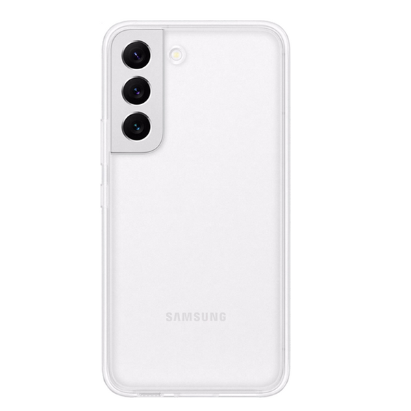 Samsung Frame Cover Hülle für Galaxy S22 5G EF-MS901CTEGWW Transparent (Retail Pack)