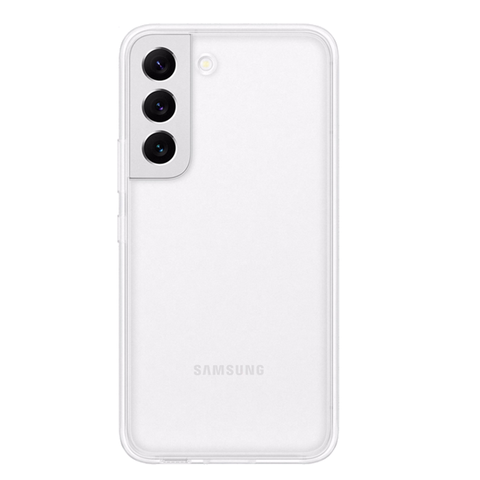 Samsung Frame Cover Hülle für Galaxy S22 5G EF-MS901CTEGWW Transparent (Retail Pack)
