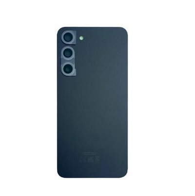 Backcover - Rückschale - Akkudeckel Glas mit Kamera Linse für Galaxy S23 Plus (Schwarz)