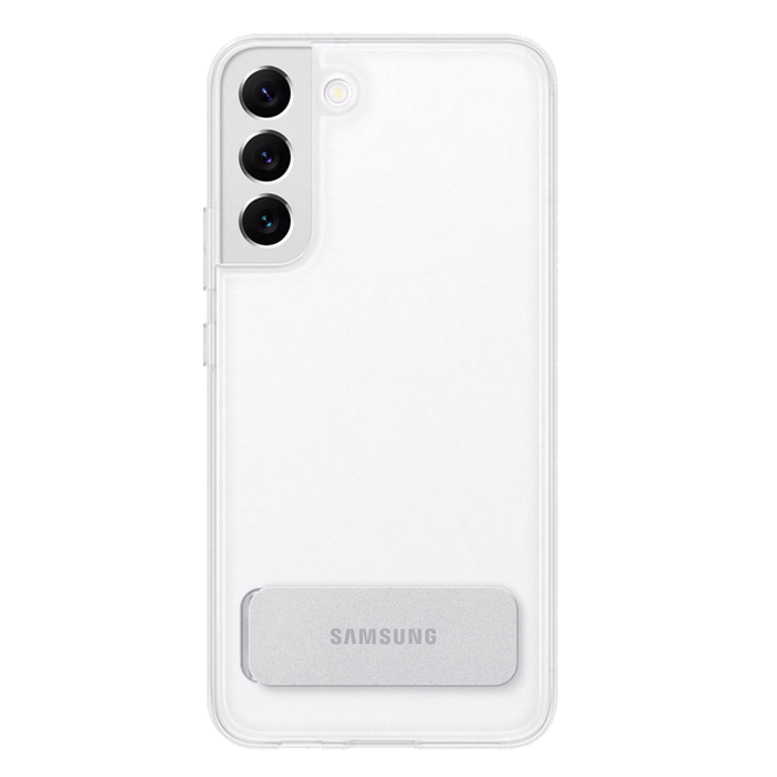 Samsung Clear Standing Cover Hülle für Galaxy S22 Plus 5G EF-JS906CTEGWW Transparent (Retail Pack)