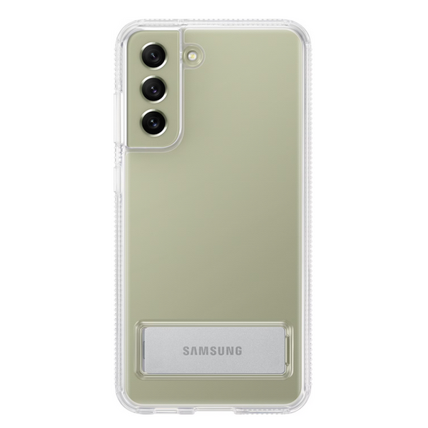 Samsung Clear Standing Cover Hülle für Galaxy S21 FE 5G EF-JG990CTEGWW Transparent (Retail Pack)