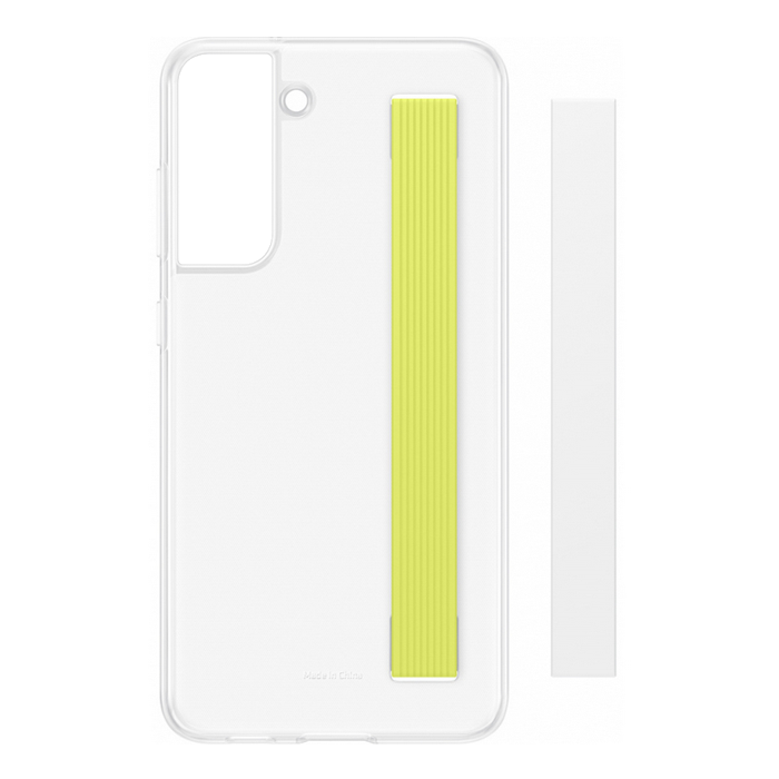 Samsung Clear Strap Cover Hülle für Galaxy S21 FE 5G EF-XG990CWEGWW Weiss (Retail Pack)