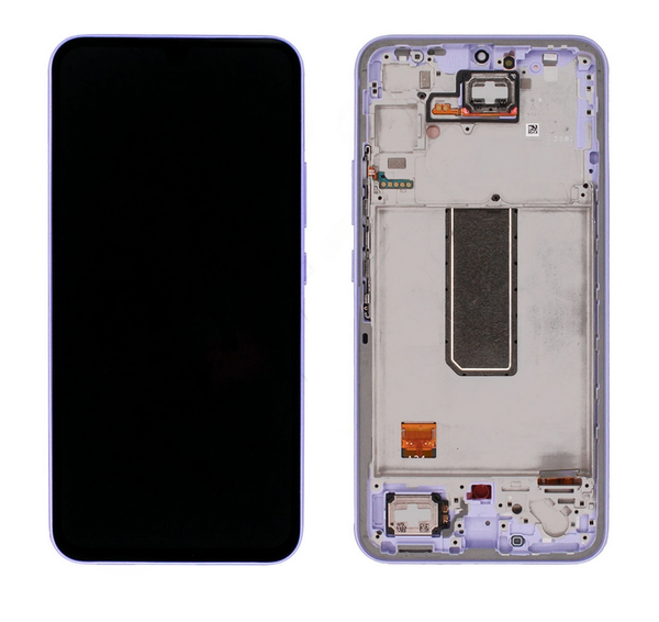 Galaxy A34 5G Violett OLED Display Bildschirm – SM-A346B / GH82-31200D / GH82-31201D (Service Pack)