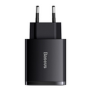 Baseus Compact Quick Charger 2U+C 30W EU Schwarz (CCXJ-E01)