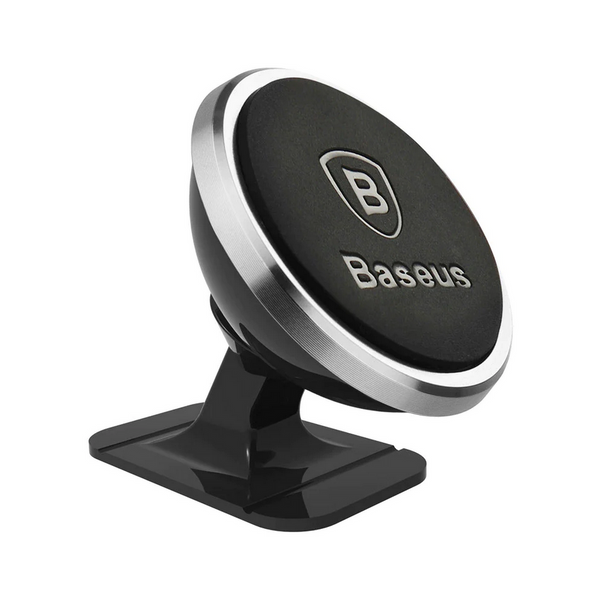 OS-Baseus 360° Adjustable Magnetic Phone Mount Holder Silber (SUCX140012)