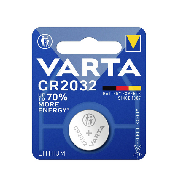 Varta CR2032 Lithium Knopfzellen Batterie (1 Stück)