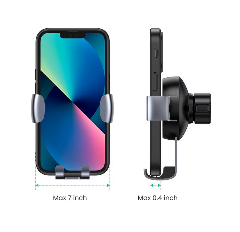 UGREEN Gravity Phone Holder Auto Handy Halterung für Lüftung - Grau