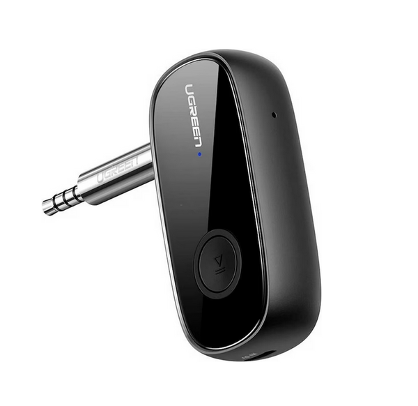 UGREEN Car AUX Bluetooth 5.0 Audioempfänger für Auto 3.5mm AUX Buchse - Schwarz