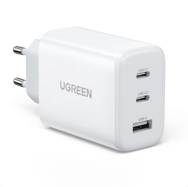 UGREEN 65W 2C1A Schnellladegerät EU - Weiss