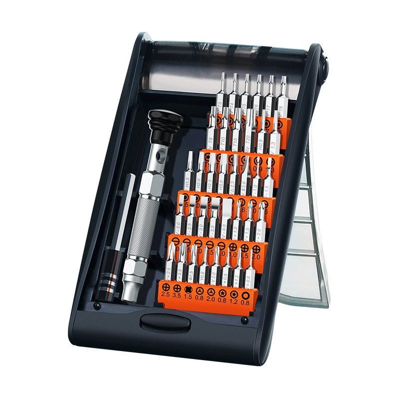 UGREEN 38-in-1 Werkzeugset mit Torx Pentalobe Tri-Wing Phillips - Schwarz