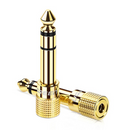 UGREEN 6.35 mm Klinkenstecker auf 3.5 mm Buchse Stecker Klinke Adapter - Gold