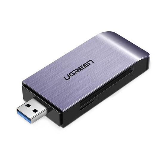 UGREEN USB 3.0 Cardreader 4-in-1 CompactFlash SD MicroSD Memory Stick - Schwarz