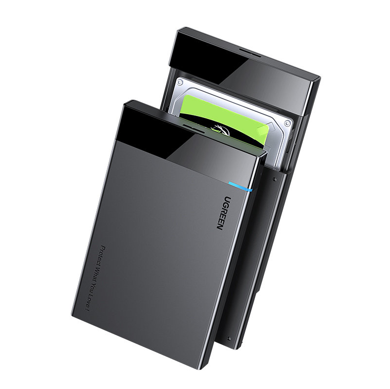 UGREEN USB 3.1 Typ-C HDD/SSD Gehäuse 2.5" Festplatte - Schwarz