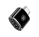 Baseus Mini USB-A / USB-C OTG Adapter Schwarz (CATOTG-01)