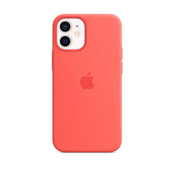 iPhone 12 Mini Apple Silikon Case mit MagSafe MHKP3ZM/A - Pink Citrus