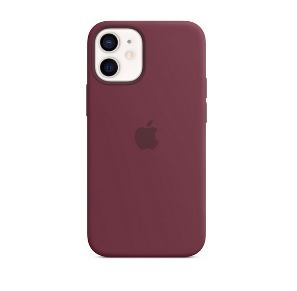 iPhone 12 Mini Apple Silikon Case mit MagSafe MHKQ3ZM/A - Plum