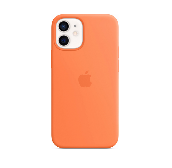 iPhone 12 Mini Apple Silikon Case mit MagSafe MHKN3ZM/A - Kumquat